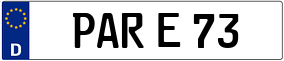 Truck License Plate